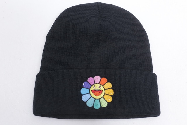 J BALVIN × TAKASHI MURAKAMI BEANIE BLACK 40JJ9631