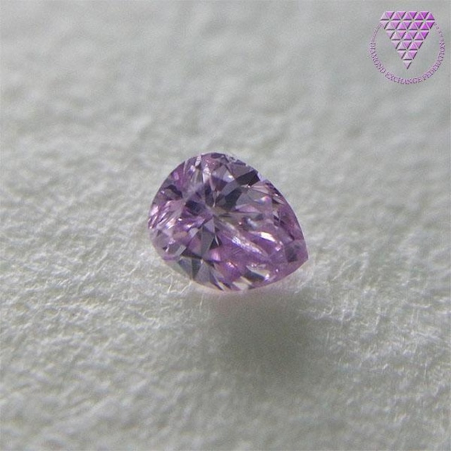 0.038 ct F. Int. Pink Purple I2 天然 ダイヤ