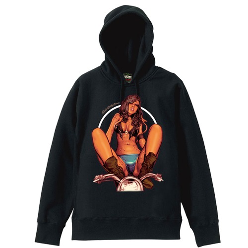 【EROSTIKA】エロスティカ “DEVIL’S HOUSE WIVES PART4” HOODED PARKA (BLACK) スエットパーカー