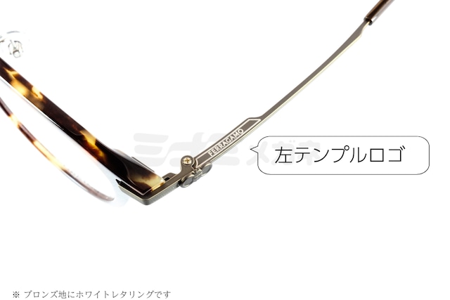 999.9×Ferragamo メガネ SF9020 240 コラボモデル アジアンフィット クラウンパント 眼鏡 オシャレ ブランド フォーナインズ フェラガモ 鯖江 日本製 正規品-5枚目