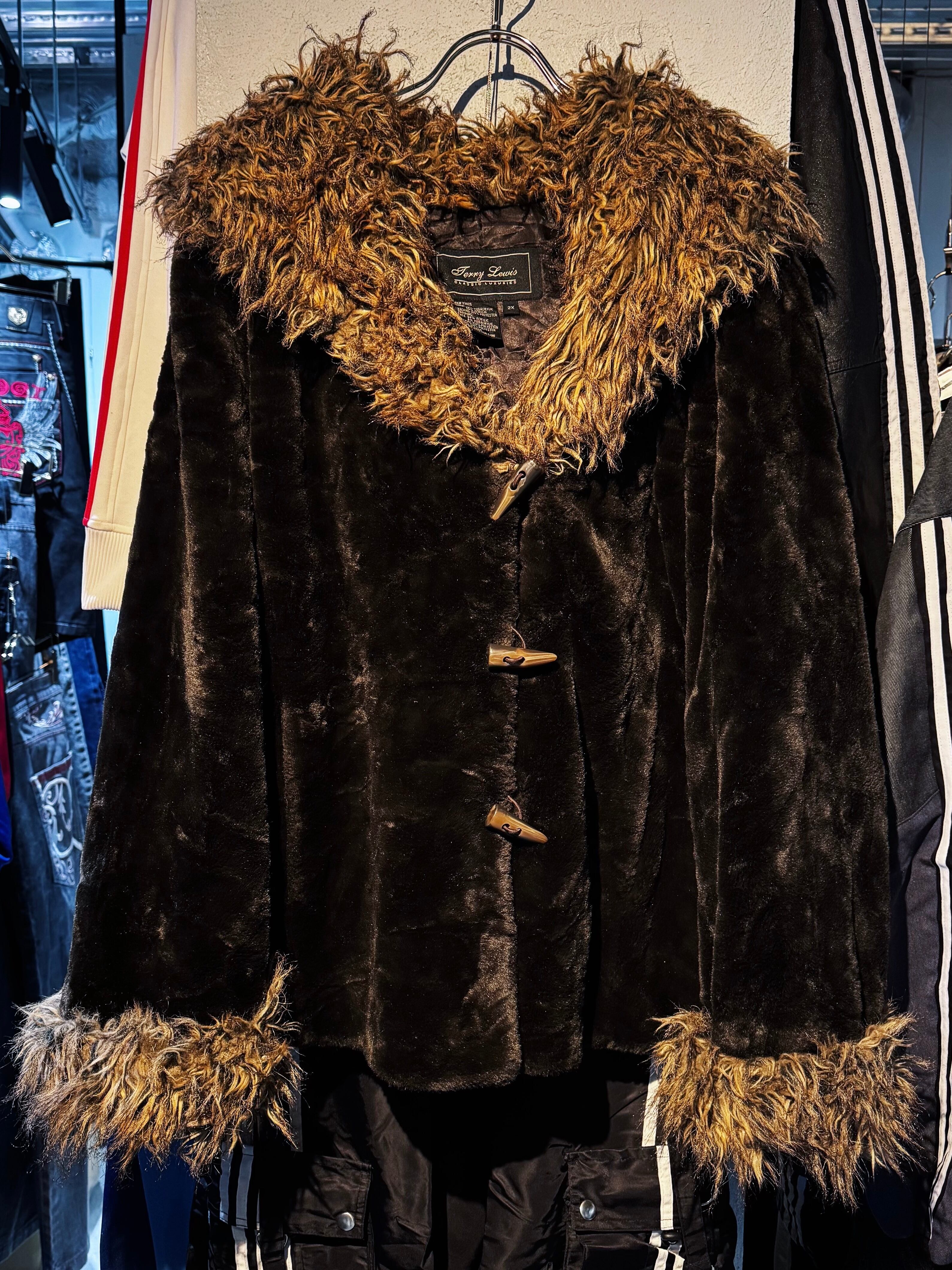 special vintage jerry lewis cropped Fur jacket