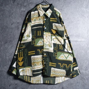 Multicolor Artistic Pattern Design Shirt