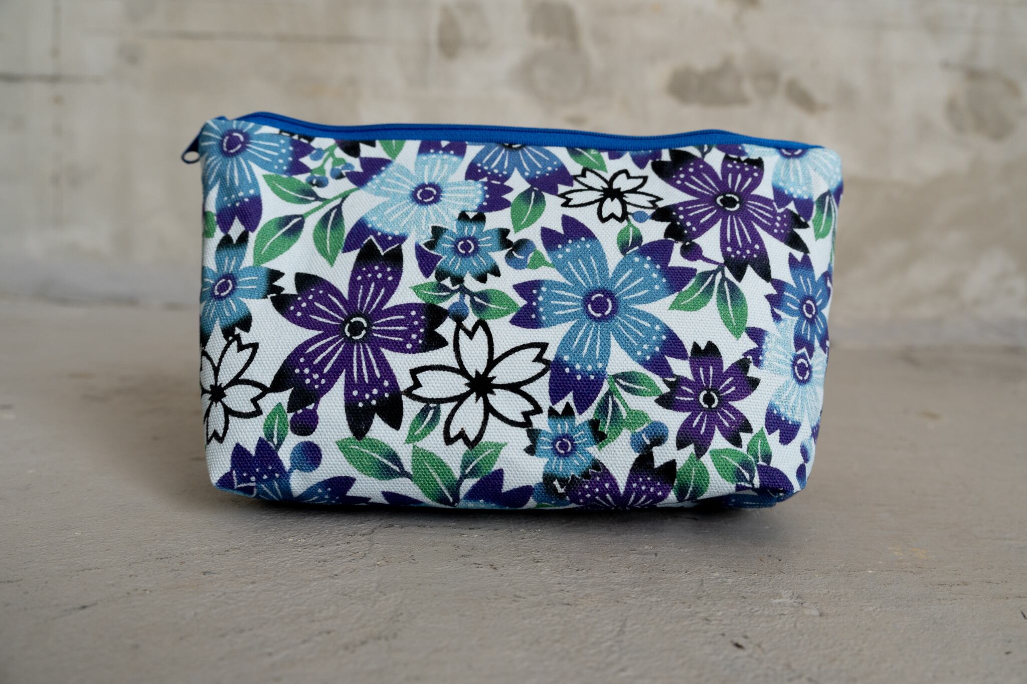 紅型マチ付ポーチ | BLANCJUJU