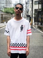 〜90's　crazy pattern print tee