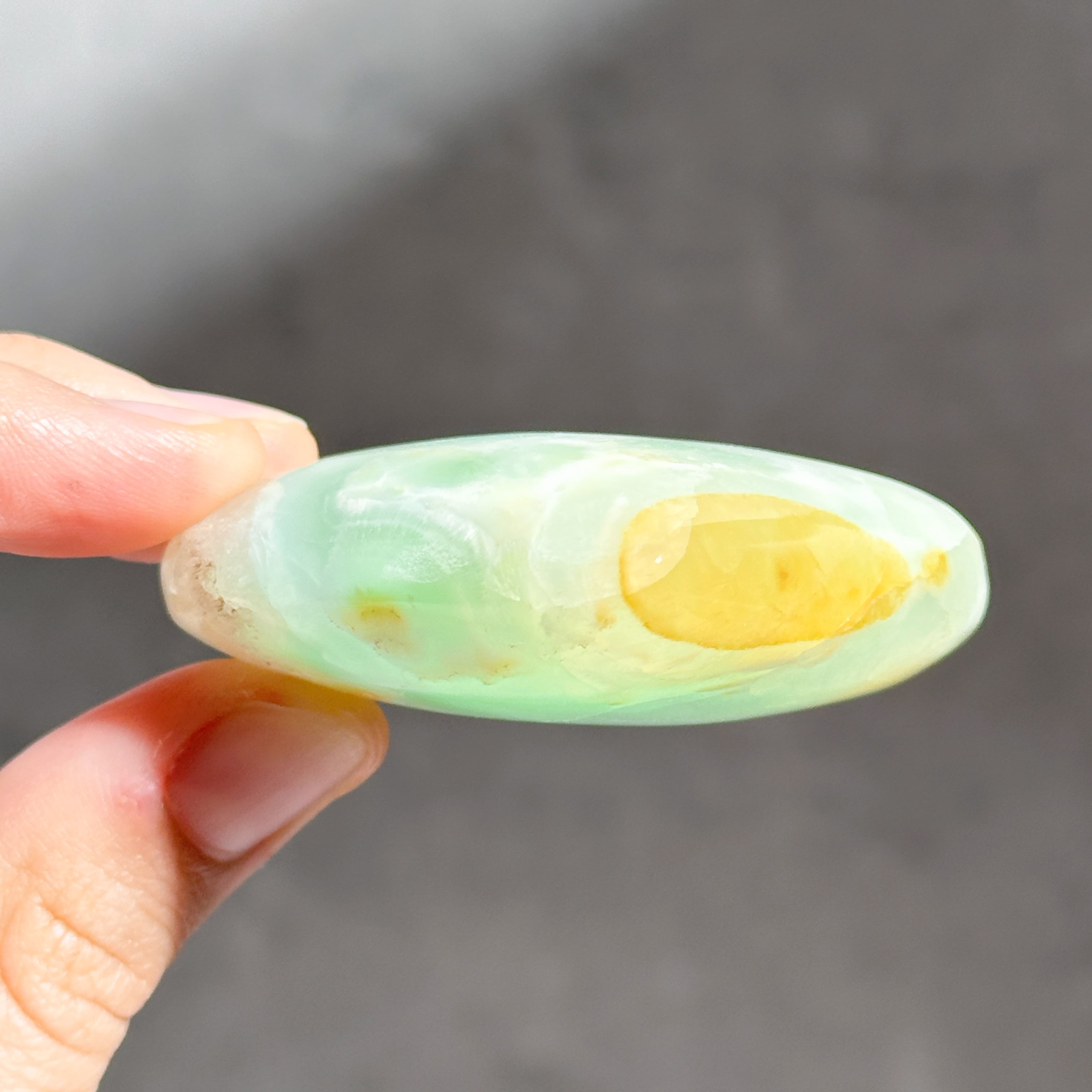 カリビアンブルーカルサイト ハート 33◇Caribbian Blue Calcite