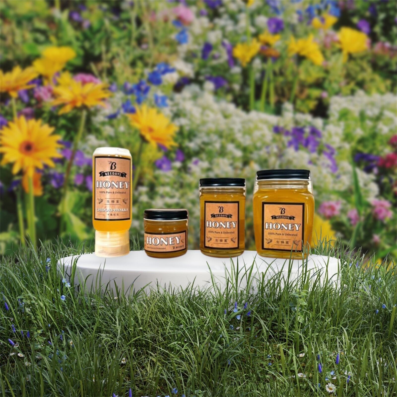 富山県産生蜂蜜 抗生物質不使用 非加熱 80g 春の蜂蜜