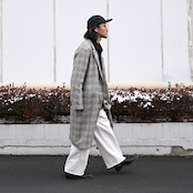 山内(ヤマウチ)世界で10着とないロングコート、AUBERGE(オーベルジュ)新作コーディネート