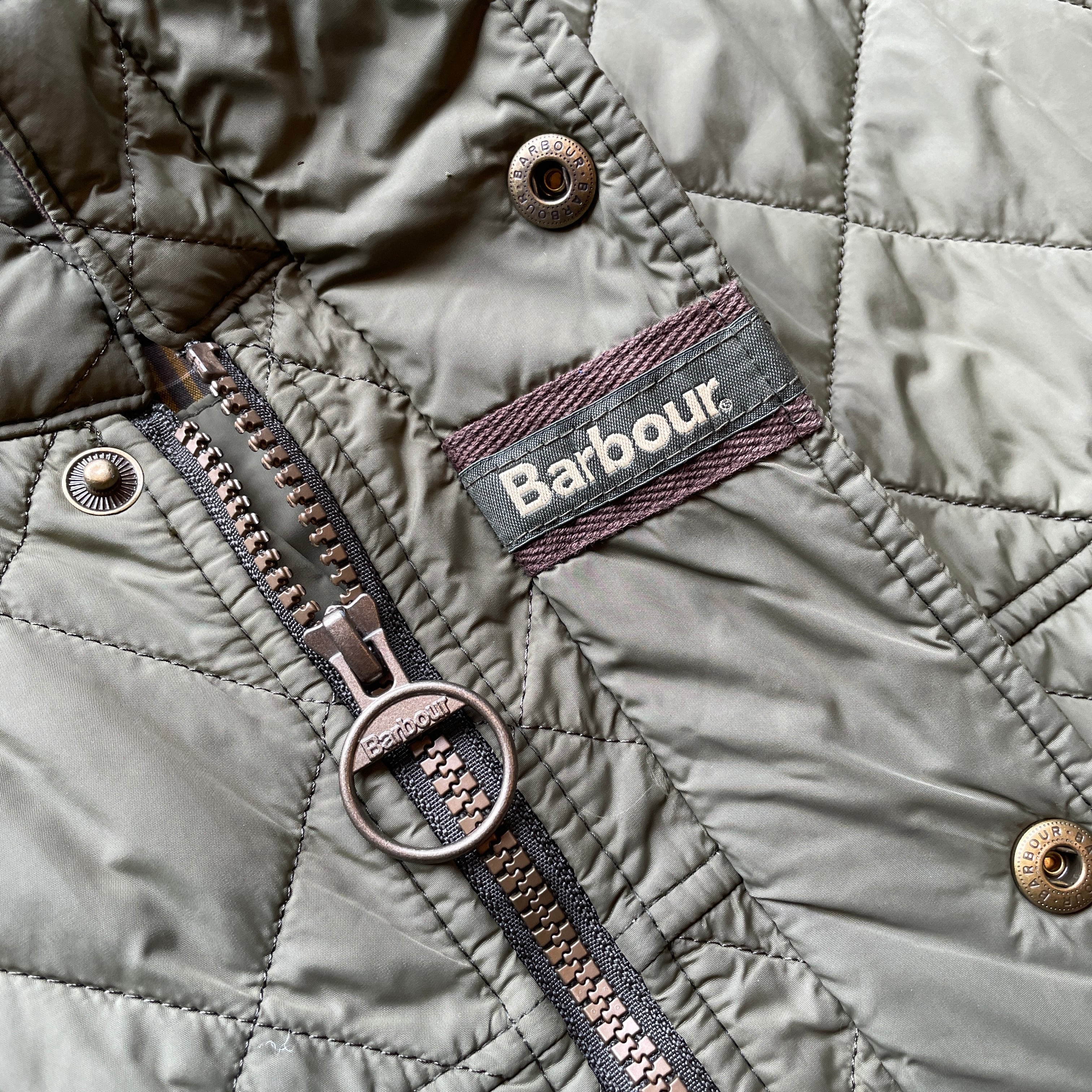 Barbour キルティングベスト L イングランド製 | used clothing shop