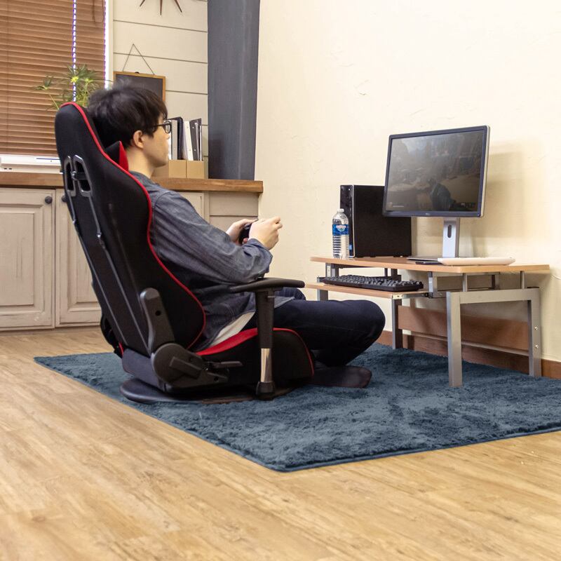 メッシュ ゲーミングチェア 座椅子 チェア BK/BL/GR/RD 首を支える