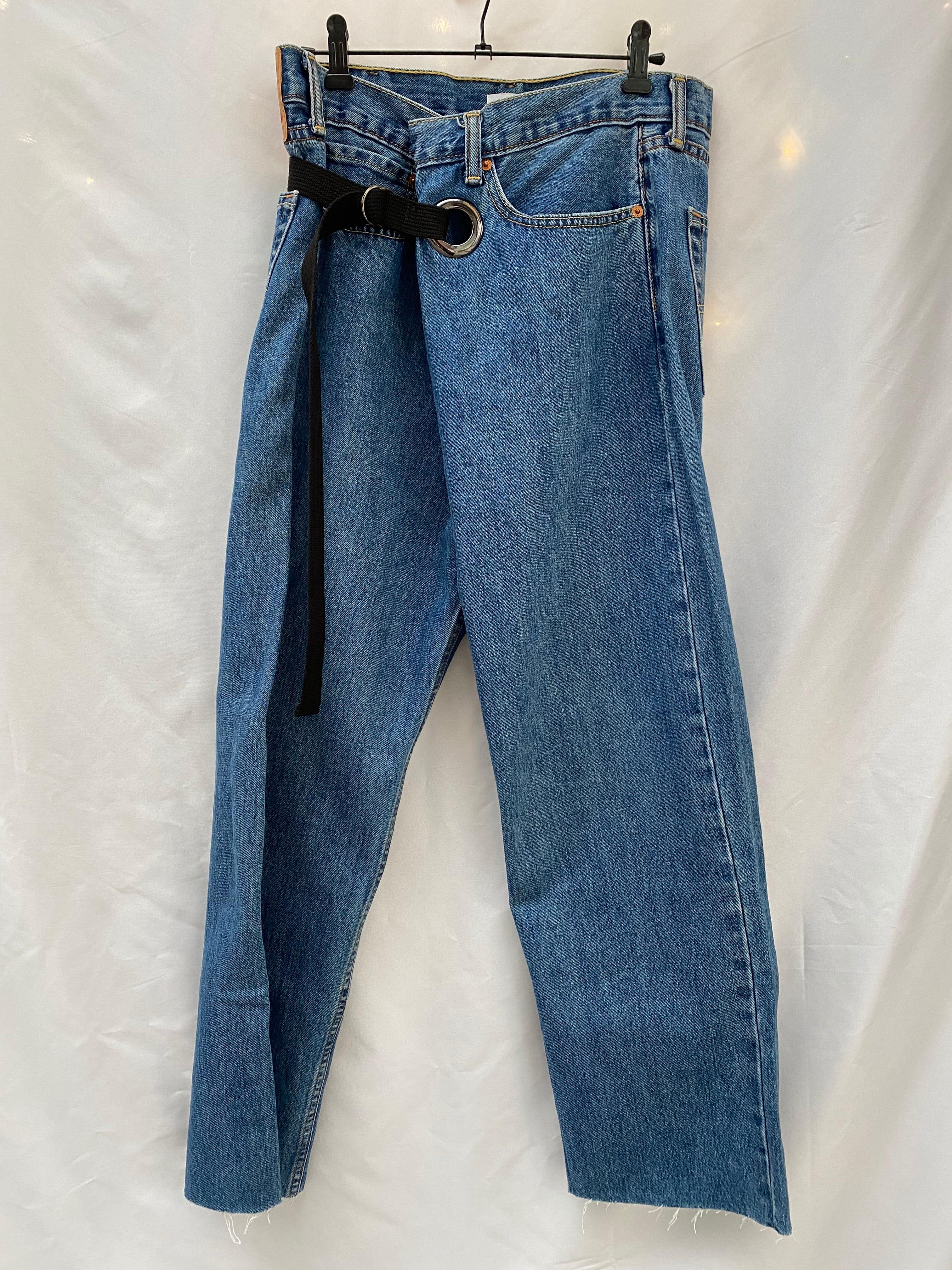 【人気】nve tokki Levi’s550 リメイクラップデニム 古着 nvetokki remake wrap denim | AAR