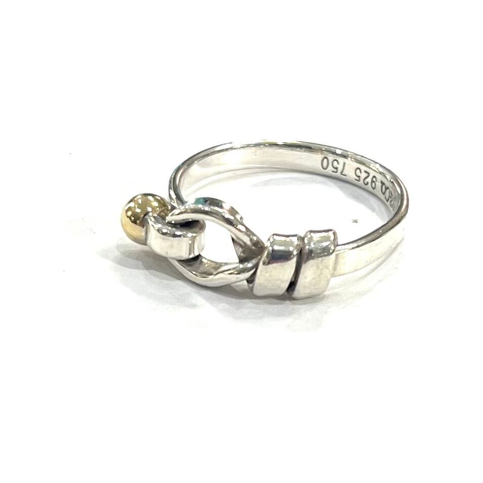 TIFFANY&CO】【11号】2829ティファニー結ツイスト フラットワイヤー