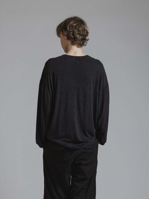【26AW | MEN】 THE VIRIDI-ANNE ザヴィリディアン / SILK L/S T-SHIRT  / Tシャツ /  VI404601
