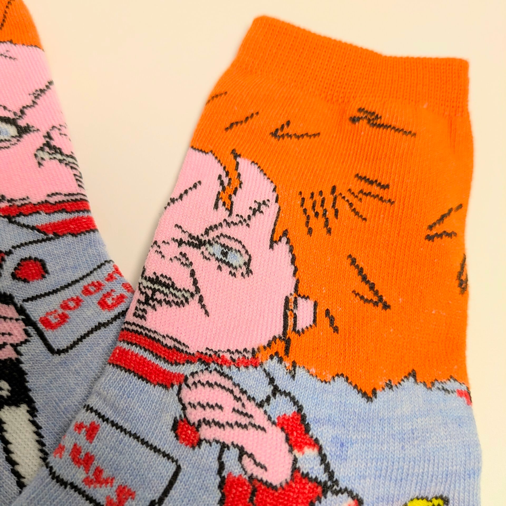 ♧ 再入荷!SPECIAL PRICE!【 crew socks / クルーソックス 】【A】『 HORROR MOVIE Character Socks 4P SET 』ホラー映画キャラソックス4足セットⅠ 〚アメリカン雑貨 アメトイ〛