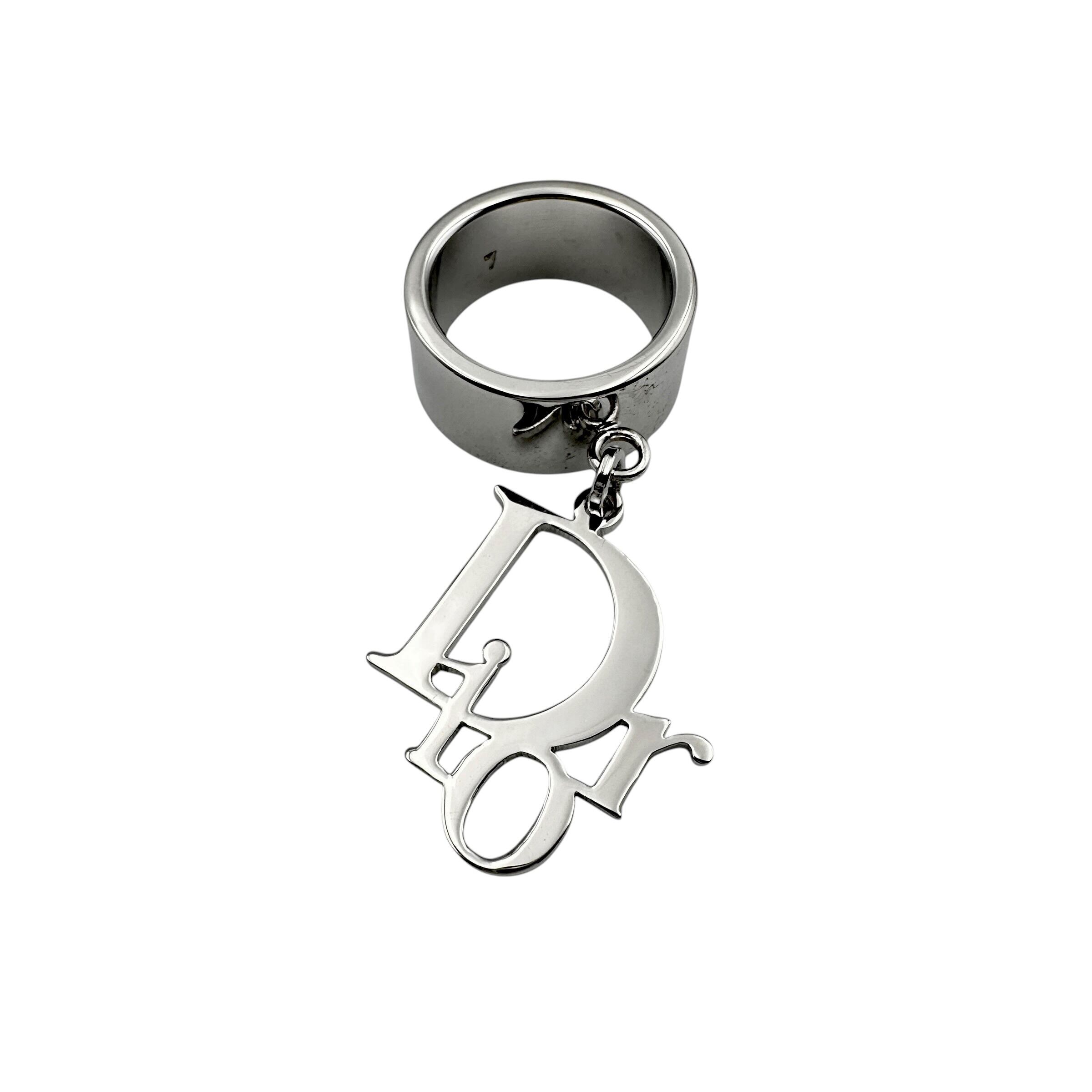 Christian Dior ディオール ロゴ シルバー リング 30825-202607