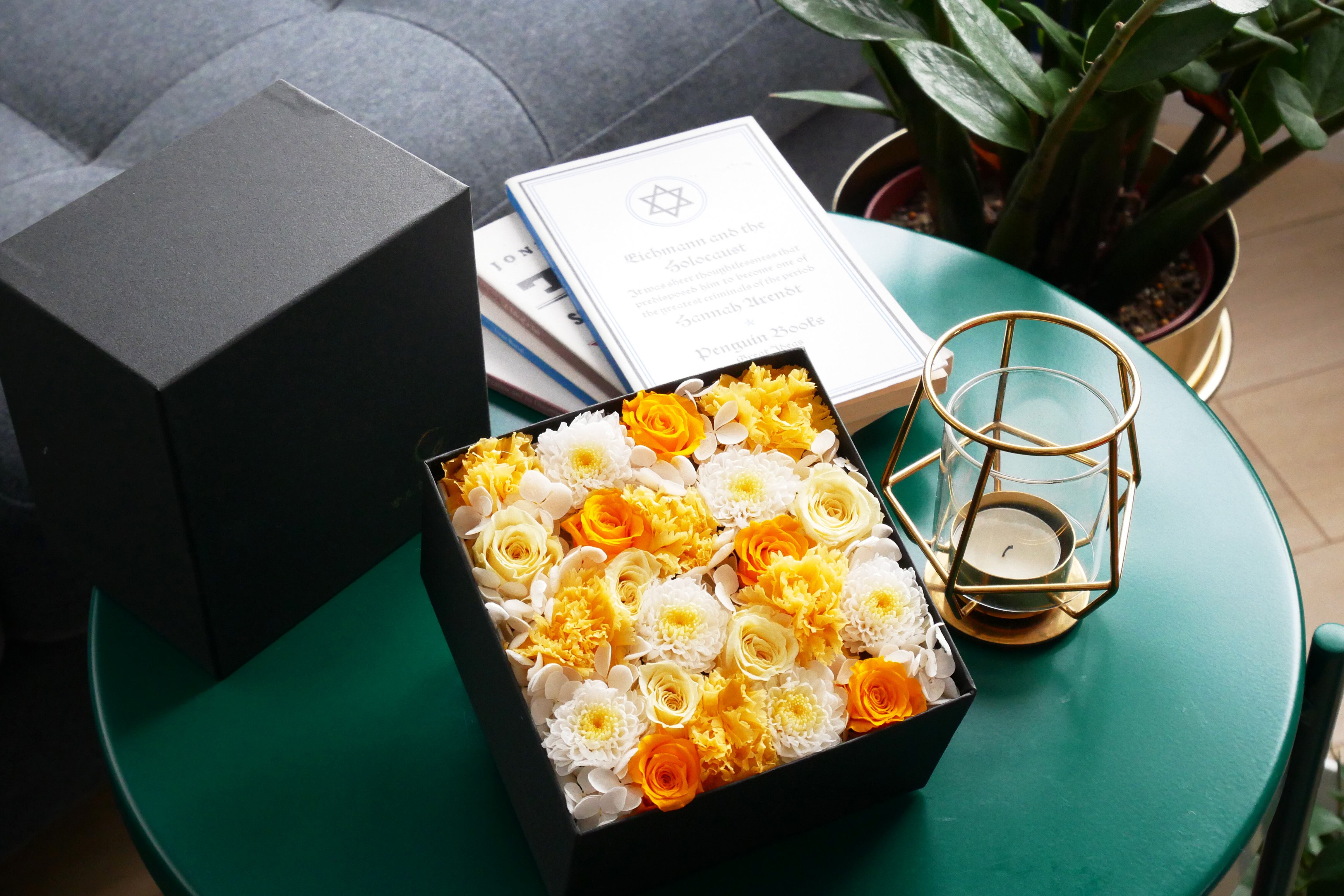 プリザーブドフラワーボックス*YELLOW