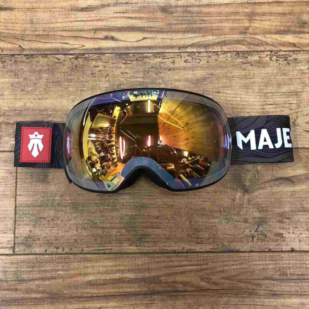 30%off超レア MAJESTY SKIS GOGGLES The Force S マジェスティスキー MAJESTY ゴーグル ブルーレンズ ゴールドレンズ