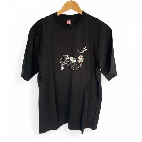 うまいもんメンズTシャツ （ブラック）