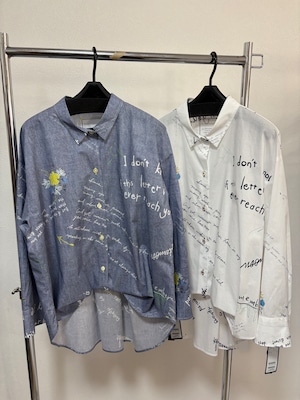 ROBE プリントシャツブラウス　11423