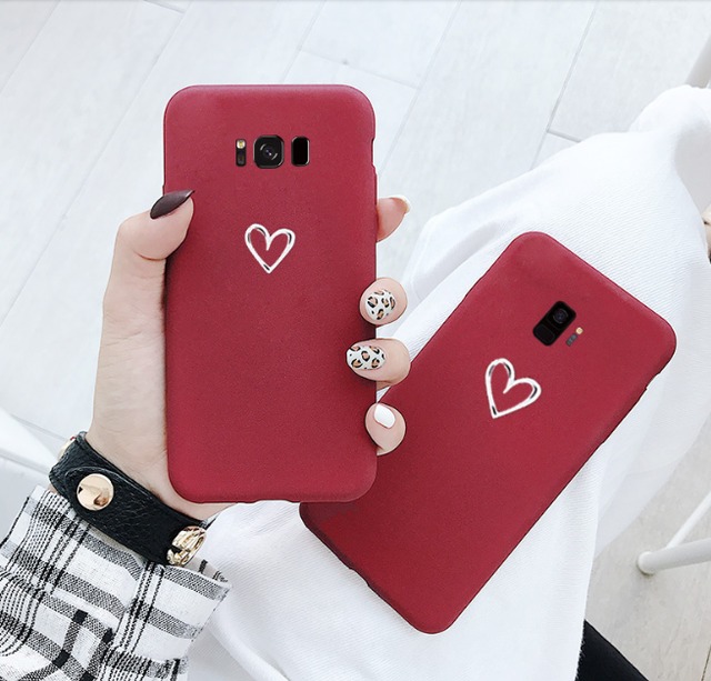 新作 Galaxy S9 S9plus S8 S8plus ケース 可愛い ハートデザイン ペアグッズ 軽さ Snsで大人気のスマホケース Top1 O O Girlshares