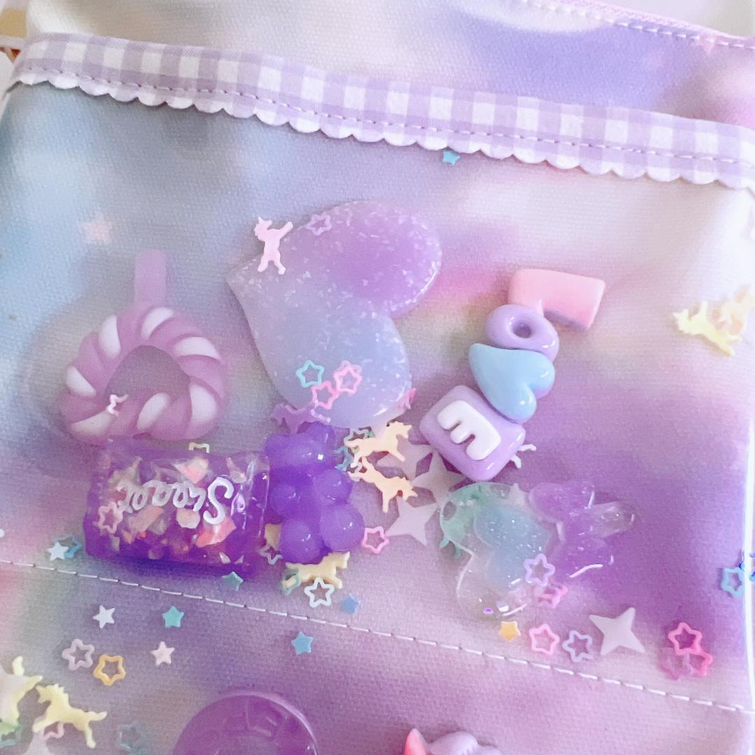 シャカシャカ スマホポシェット スマホショルダー ゆめかわお空を