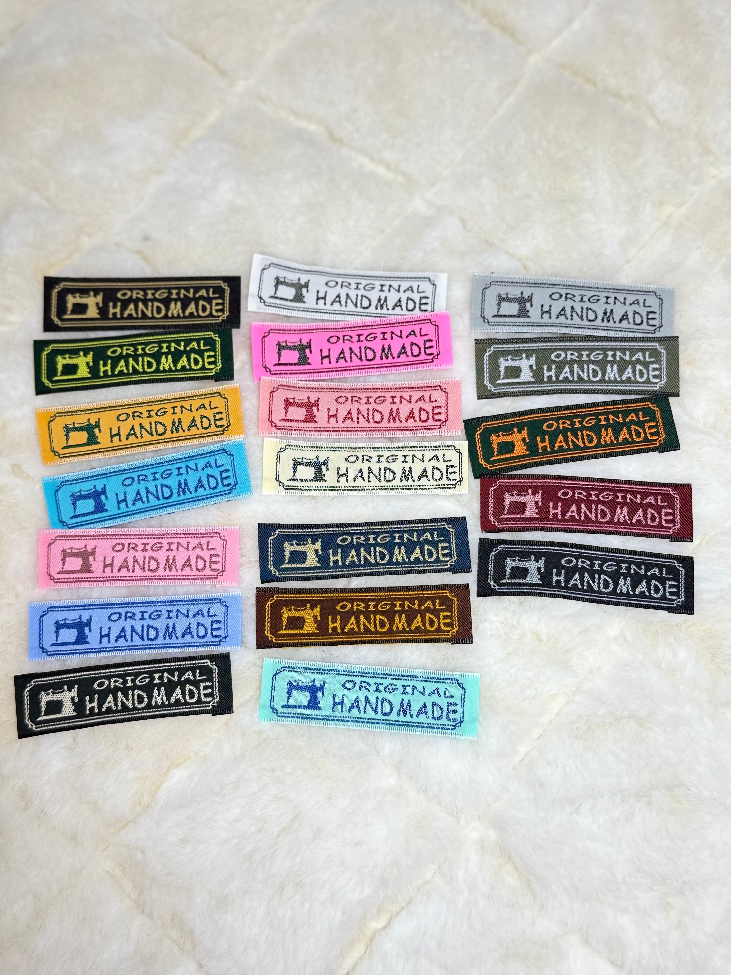 ミシン織ネーム original handmade 10枚セット配色お任せ | はるじぃの