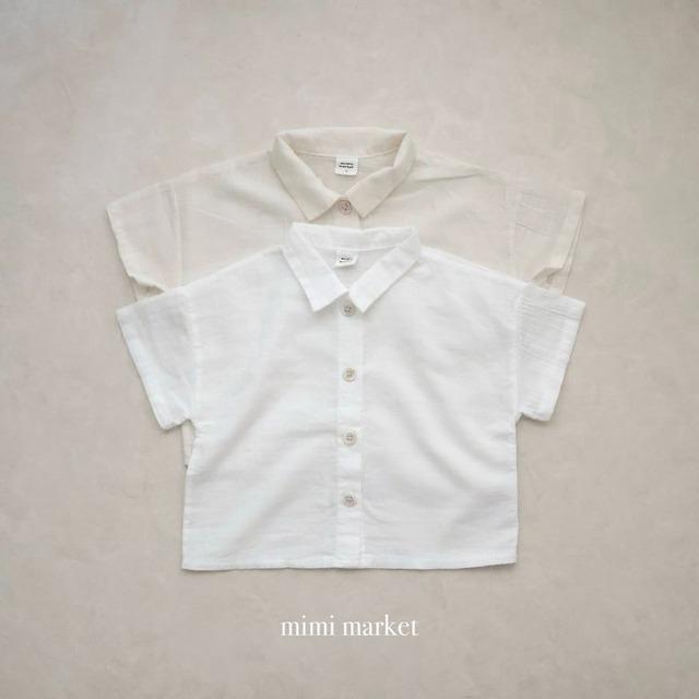 【取寄】mimi market｜sand shirt｜サンドシャツ｜S-L｜baby｜26 summer