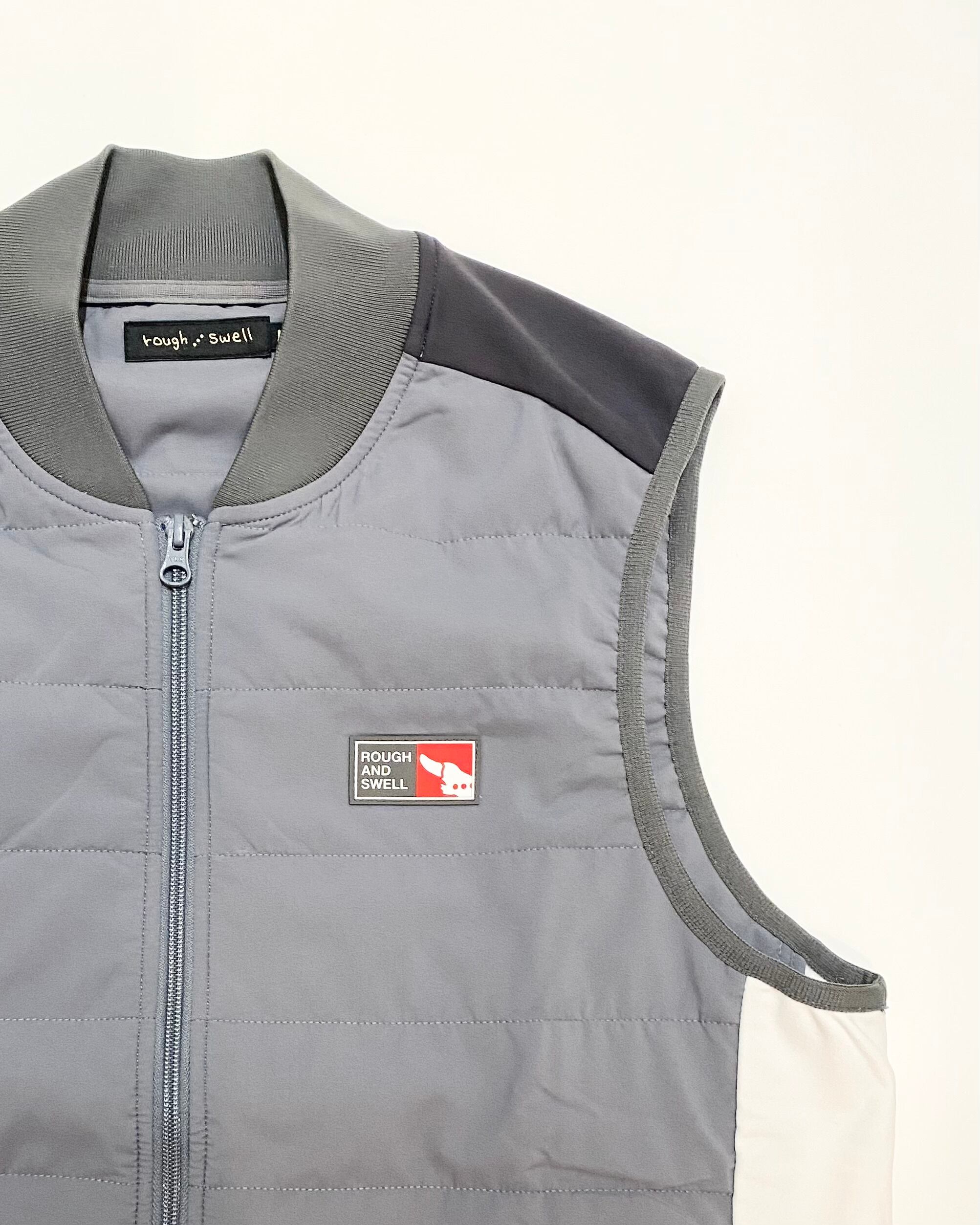 rough & swell】《MEN'S》WHISTLER VEST (BLUE GRAY) | Sandy GOLF