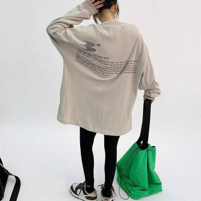 ゆったりロングプルオーバー B0058