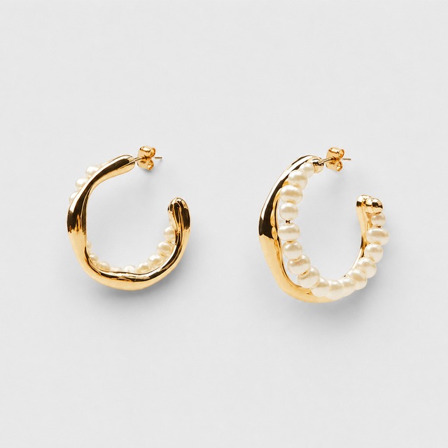 Double line pearl pierce A00039