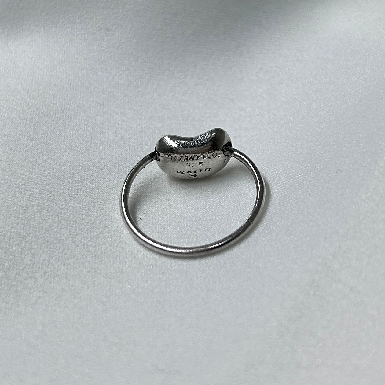 Tiffany&Co. 約9号 エルサペレッティ ビーンリング シルバー925 