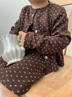 2200 flower dress + cardigan set / otaly