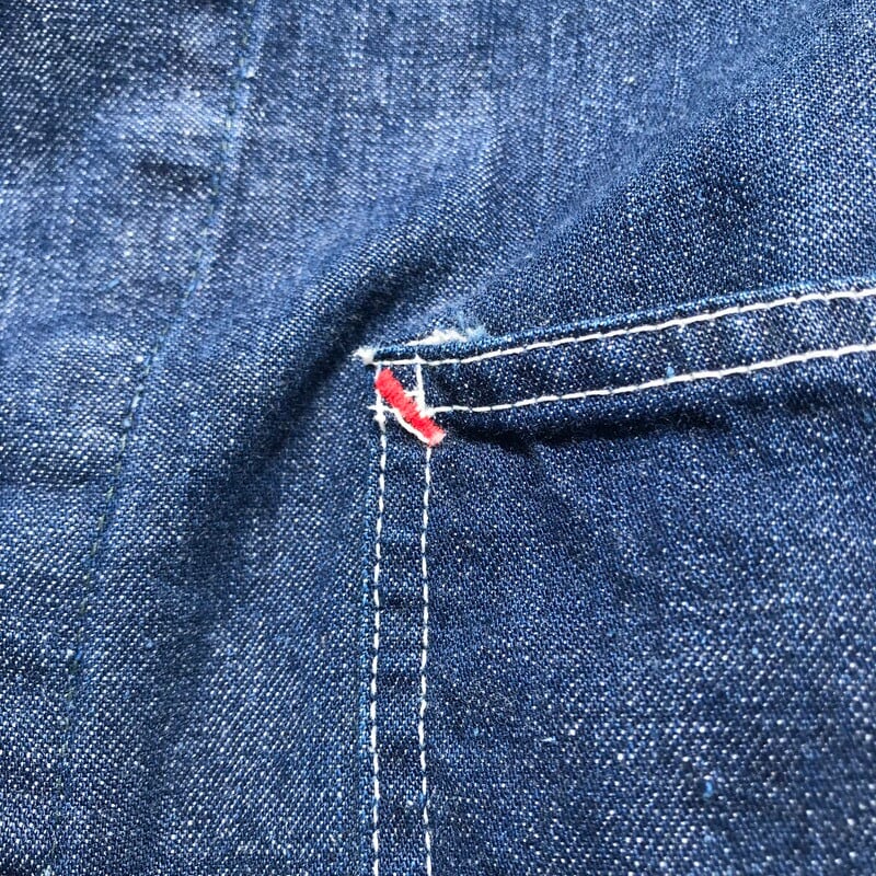 50's POWR HOUSE パワーハウス デニムカバーオール 濃紺 工場