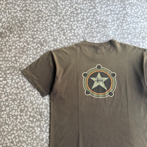 STUSSY / 80’-90’s STAR design T-shirt “黒タグ” size M