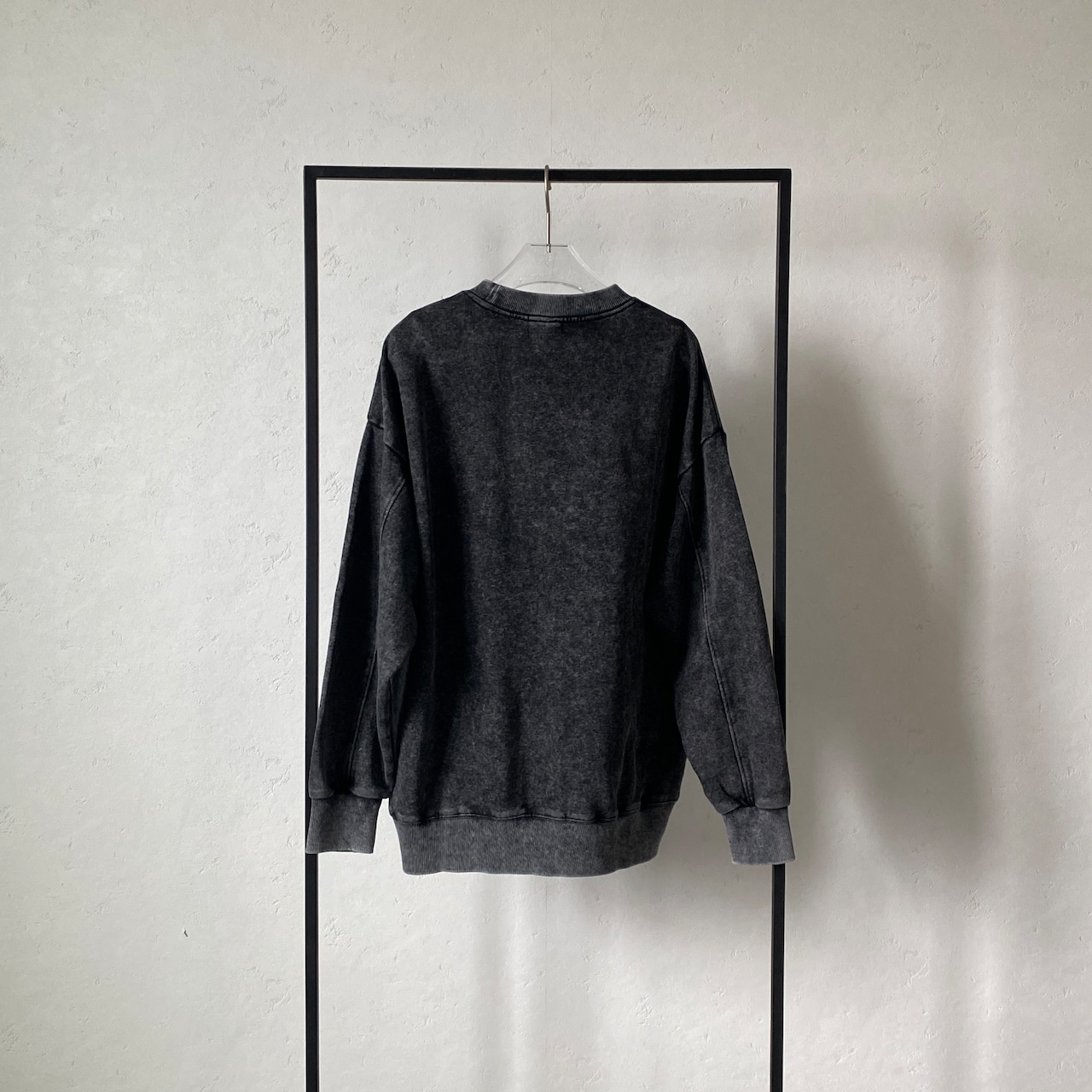 【受注予約:10月中旬入荷予定】ヴィンテージウォッシュオーバーSW/ブラック