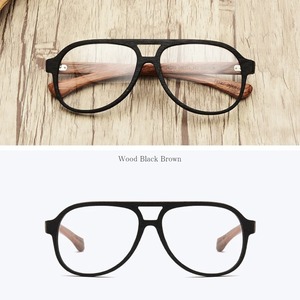 Wood Temple Glasses -teardrop- / ウッド テンプル メガネ -ティアドロップ-　