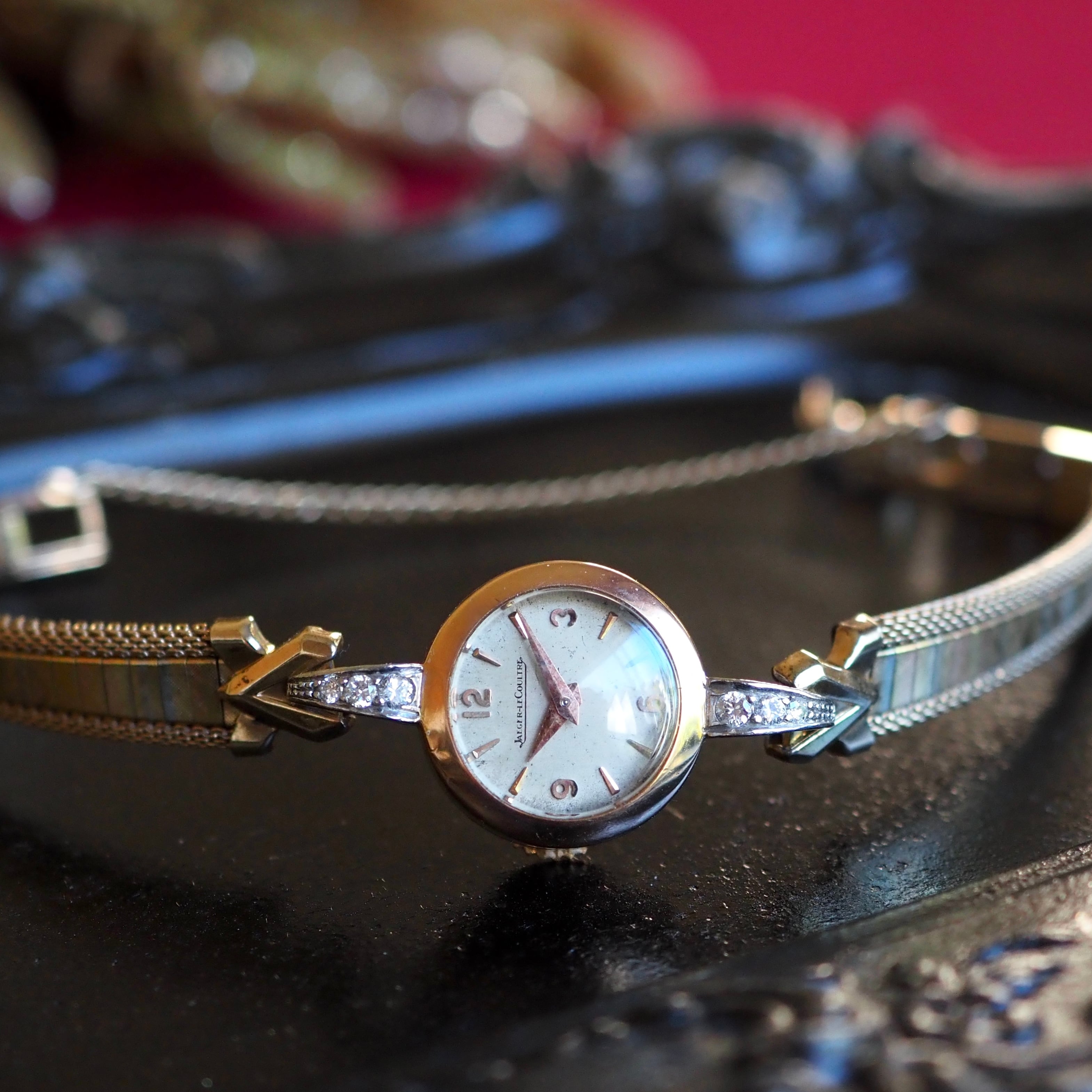Jaeger-LeCoultre ジャガー・ルクルト K18 金無垢 ダイヤモンド バック