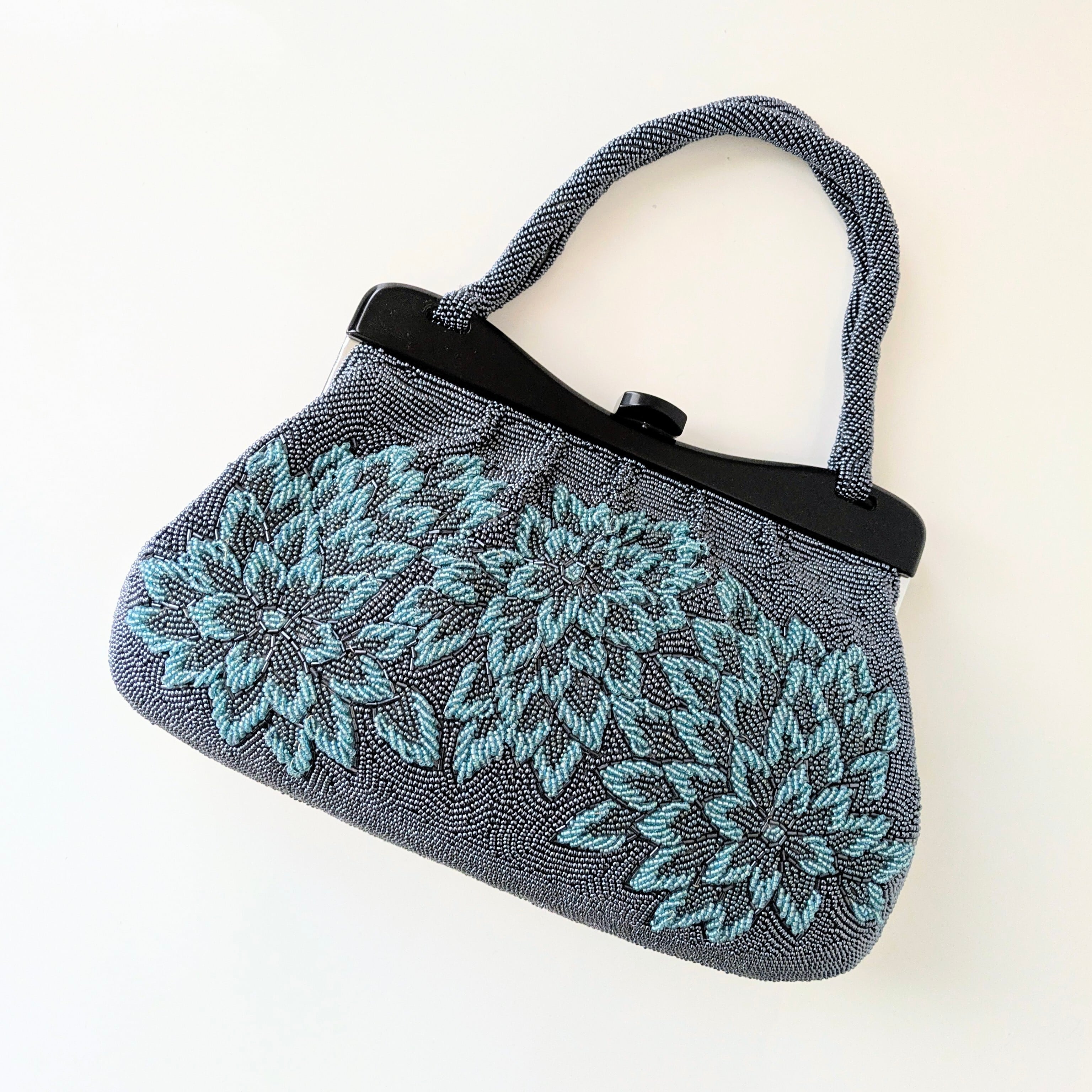 【送料無料】花柄 ビーズ手刺繍 ハンドバッグ パーティー フォーマル　状態キレイ 楽天市場】ビーズ刺繍3WAYパーティーバッグ 結婚式 バッグ パーティー