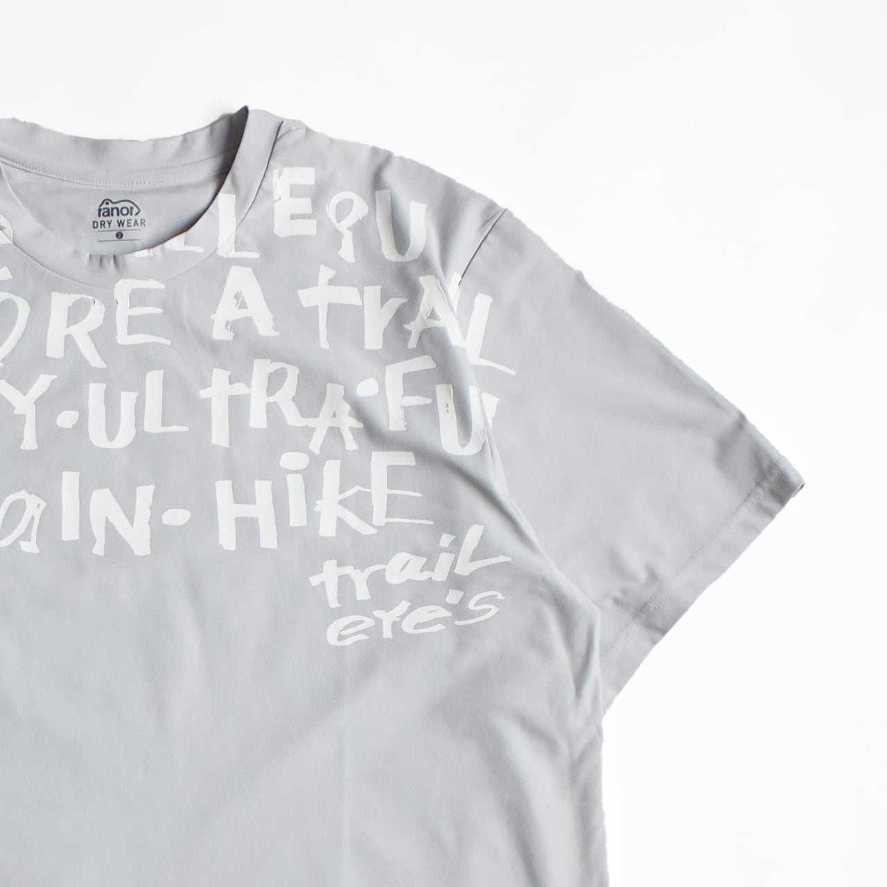 ranor（ラナー）BIG HANDLOGO T -LIGHT GRAY メンズ・レディース
