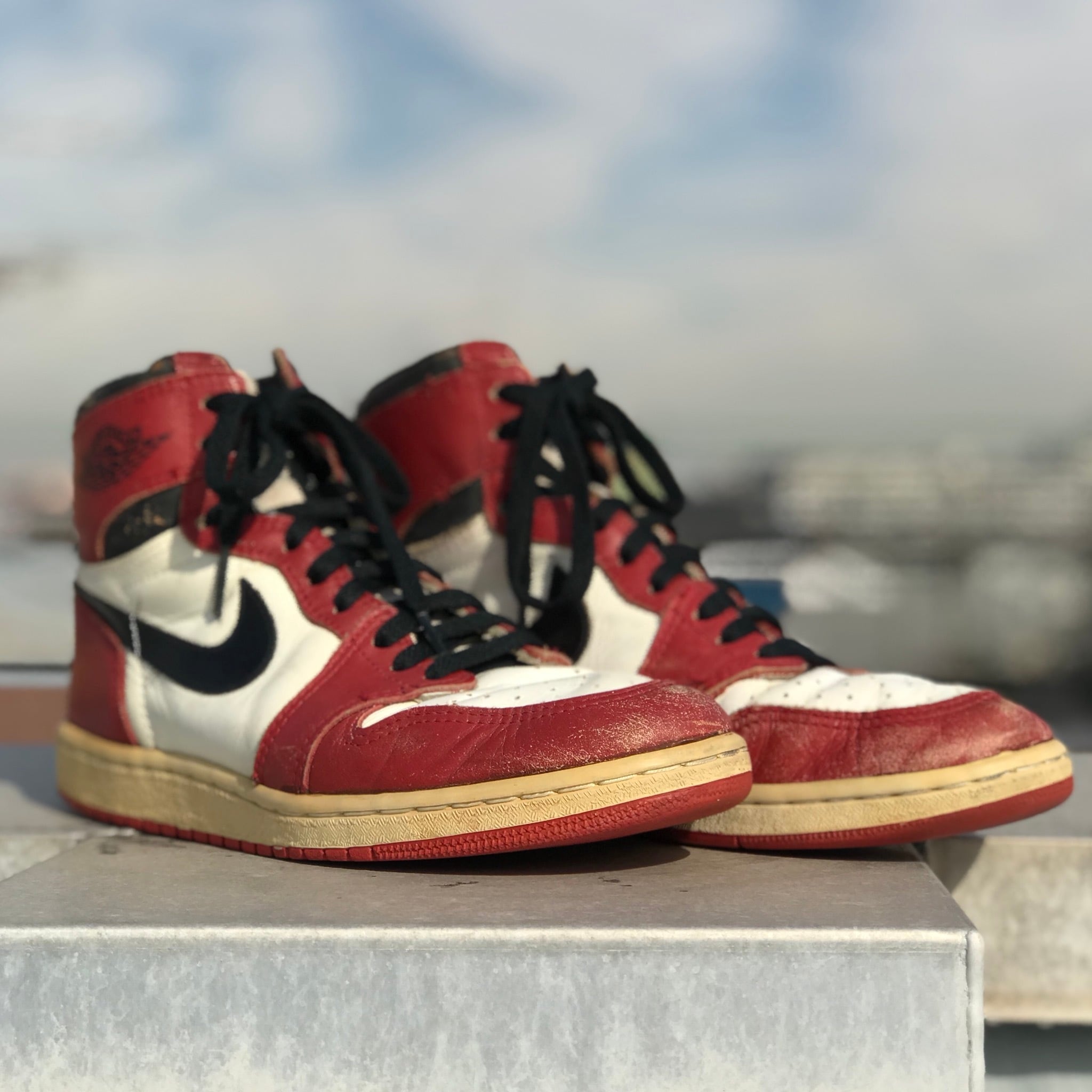 80's80's NIKE AIR JORDAN 1 CHICAGO ナイキ エアジョーダン1 シカゴ 85年 オリジナル 希少 | agito  vintage powered by BASE