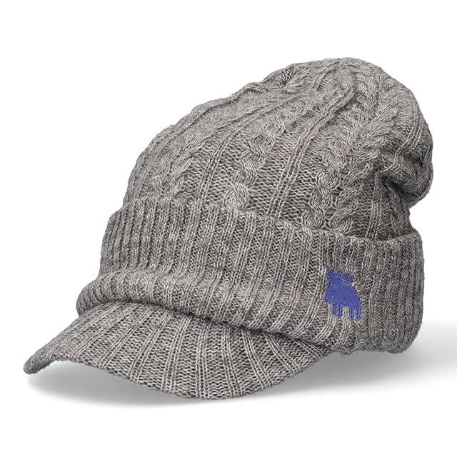 NOROLL LASKETELLA KNIT Olive / ノーロール ビーニー バイザー ニット
