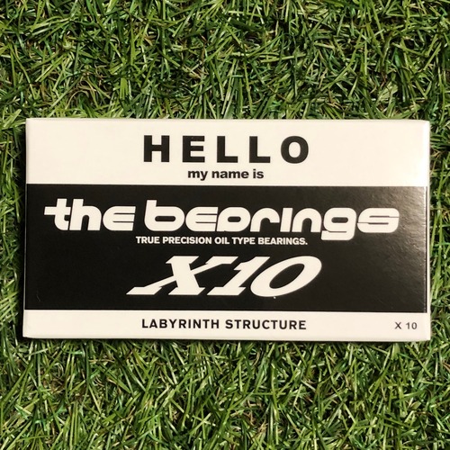 THE BEARING　ザベアリング　X10('8コ/1SET)【スケートボード スケボー skate skateboard ベアリング インテリア 雑貨】 