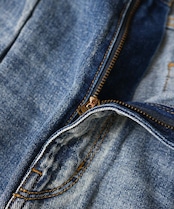 【#Re:room】VINTAGE CRASH WIDE DENIM［REP205］