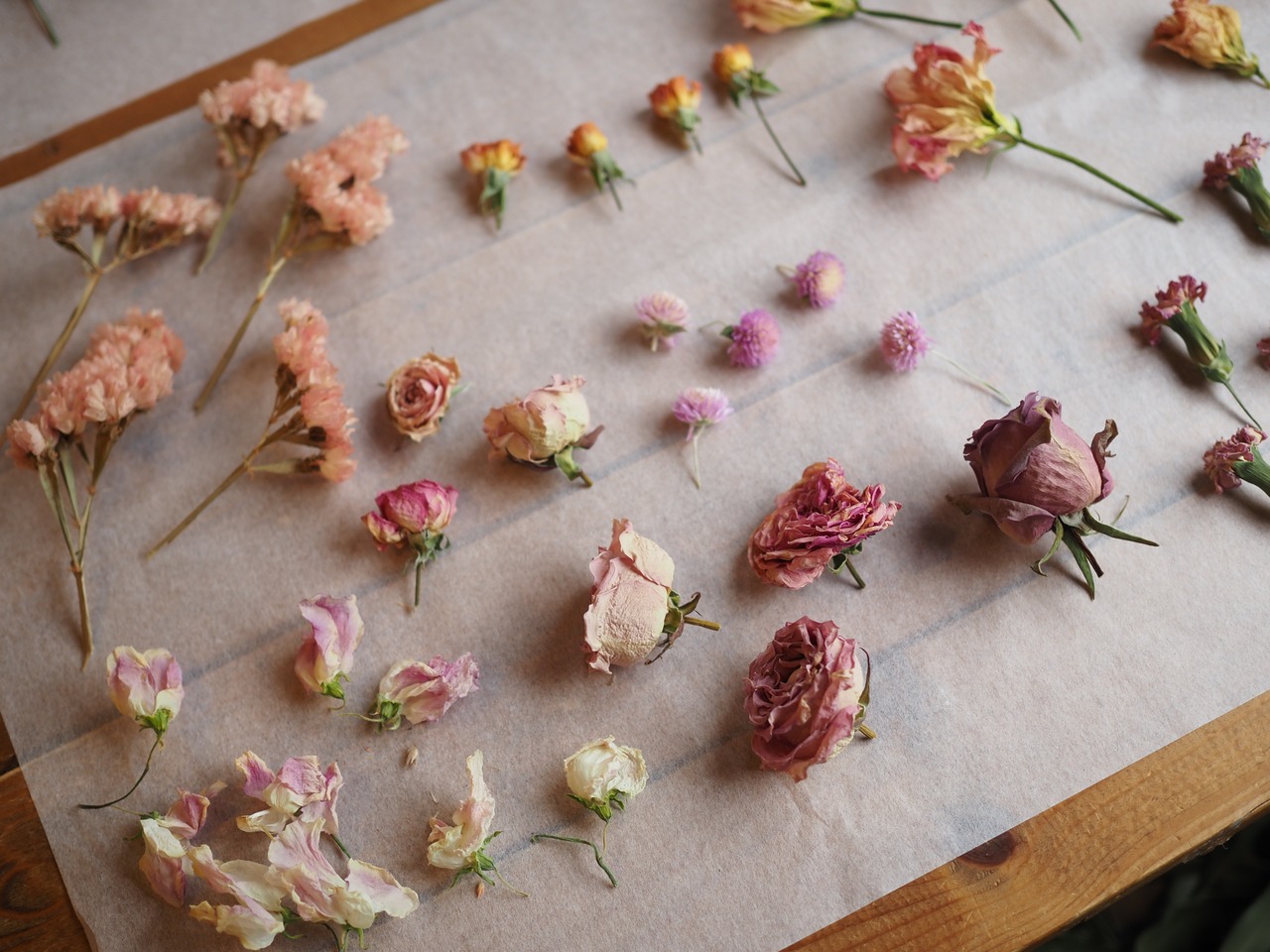 【ドライフラワーボックス】pink