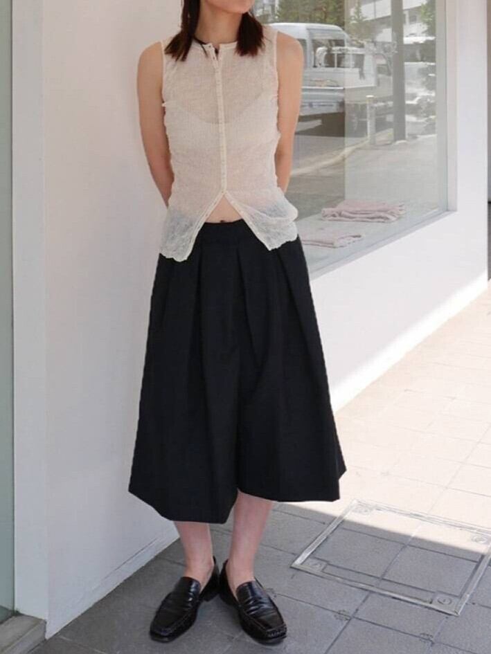 TODAYFUL】2way Sheer Knitvest | LASHIC