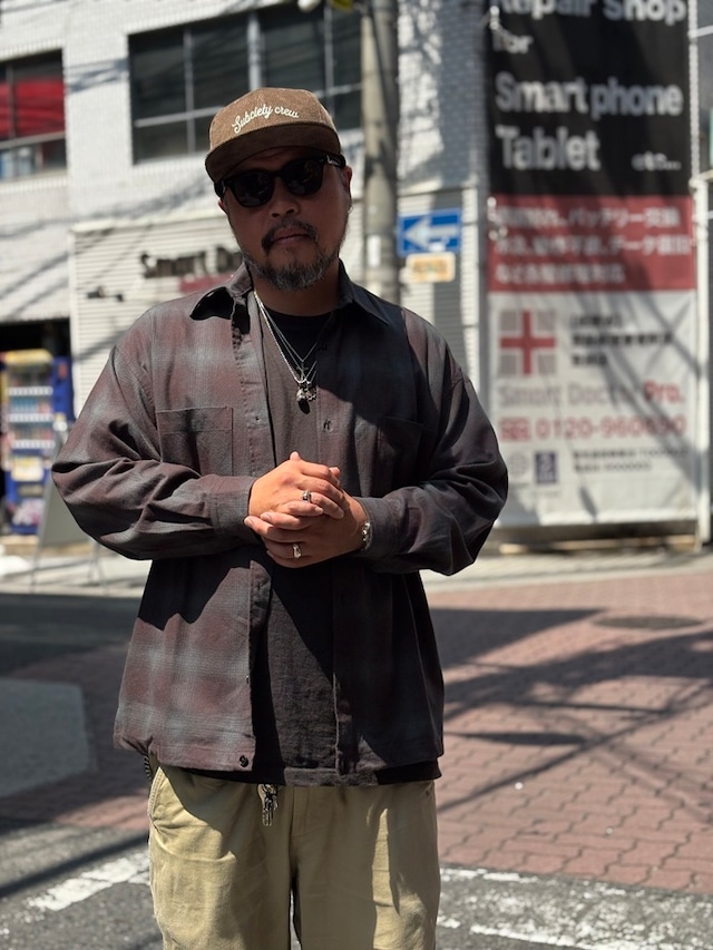 GENIUS CRAft / OMBRE CHECK SHIRT L/S / 長袖 / チェックシャツ