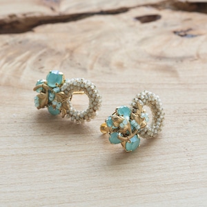 monshiro　fuusenkazura bouquet earring