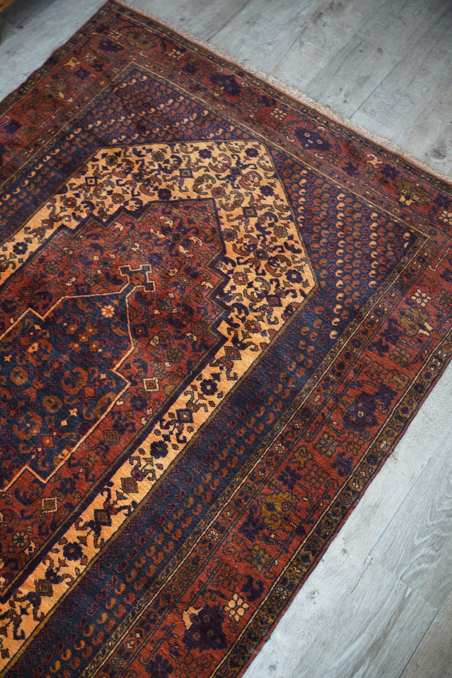 146×56cm 廊下敷き 手織り ペルシャ絨毯 バルーチ ヴィンテージ 146×56cm 廊下敷き 手織り ペルシャ絨毯 バルーチ ヴィンテージ