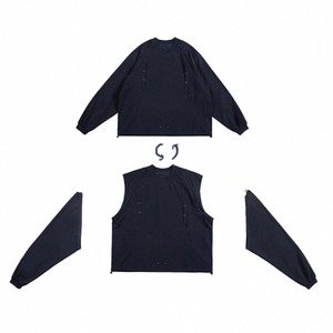 2way vest crew neck pullover 0237