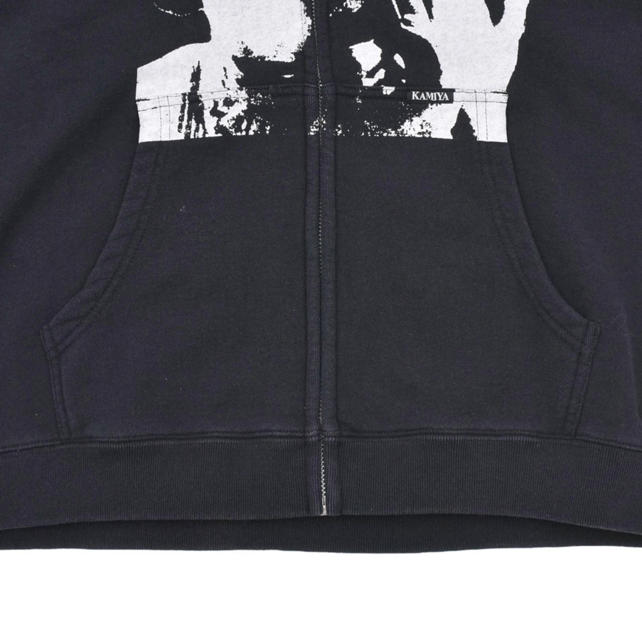 【KAMIYA】"""DISTORTED Girl""Zip Hoodie T/C" - 8