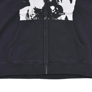 【KAMIYA】"""DISTORTED Girl""Zip Hoodie T/C"